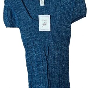 Juniors Sweater dress XL Blue green
